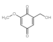 2-羟甲基-6-甲氧基-1,4-苯醌结构式