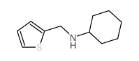 N-(Thiophen-2-ylmethyl)cyclohexanamine structure