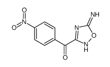 (5-amino-1,2,4-oxadiazol-3-yl)-(4-nitrophenyl)methanone Structure