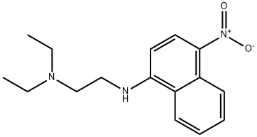 N,N-二乙基-N`-(4-硝基-1-萘基)乙二胺结构式