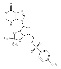 9-[7,7-dimethyl-4-[(4-methylphenyl)sulfonyloxymethyl]-3,6,8-trioxabicyclo[3.3.0]oct-2-yl]-3H-purin-6-one Structure