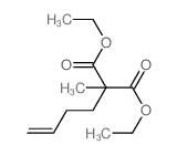 diethyl 2-but-3-enyl-2-methyl-propanedioate结构式
