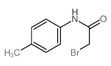 2-溴-n-(4-甲基苯基)乙酰胺结构式