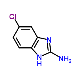 2-氨基-6-氯苯并咪唑结构式