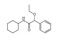 N-cyclohexyl-2-ethoxy-2-phenylethanamide结构式