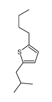 2-丁基-5-异丁基噻吩结构式