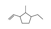 1-Ethenyl-3-ethyl-2-methylcyclopentane Structure