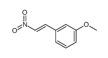 1-METHOXY-3-(2-NITROVINYL)BENZENE Structure