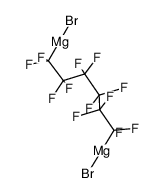 (n-perfluoro hexyl) 1,6-di(magnesiumbromide) Structure
