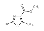 甲基-2-溴-5-甲基-噻唑-4-羧酸结构式