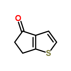 5,6-二氢环戊并[b]噻吩-4-酮结构式
