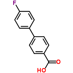 4'-Fluoro-4-biphenylcarboxylic acid structure