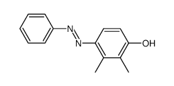 2,3-Dimethyl-4-phenylazo-phenol结构式