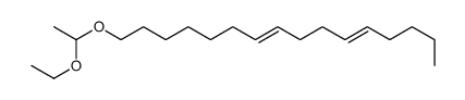 16-(1-ethoxyethoxy)hexadeca-5,9-diene结构式