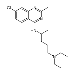 2-Methyl-4-(δ-diethylamino-α-methylbutylamino)-7-chloroquinazoline Structure