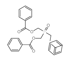 bis(benzoyloxymethyl)phosphorylmethyl benzoate结构式