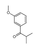 1-(3-甲氧基苯基)-2-甲基丙-1-酮结构式