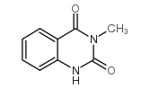 3-Methyl-2,4(1H, 3H)-quinazolinedione structure
