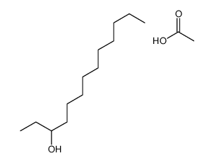 acetic acid,tridecan-3-ol结构式