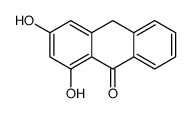 1,3-dihydroxy-10H-anthracen-9-one结构式