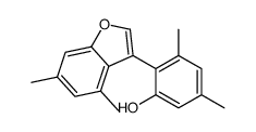 2-(4,6-dimethyl-1-benzofuran-3-yl)-3,5-dimethylphenol Structure