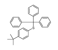 1-tert-butyl-4-tritylsulfanylbenzene Structure