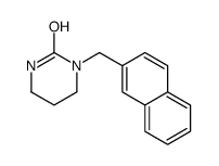 1-(naphthalen-2-ylmethyl)-1,3-diazinan-2-one Structure