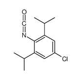 5-chloro-2-isocyanato-1,3-di(propan-2-yl)benzene结构式