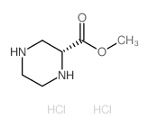 (R)-哌嗪-2-羧酸甲酯二盐酸盐结构式