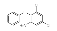 2,4-dichloro-6-aminodiphenyl ether Structure
