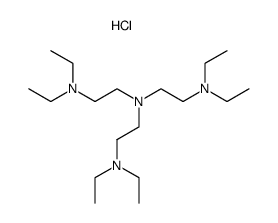 tris-(2-diethylamino-ethyl)-amine, tetrahydrochloride结构式