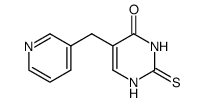 5-pyridin-3-ylmethyl-2-thioxo-2,3-dihydro-1H-pyrimidin-4-one结构式
