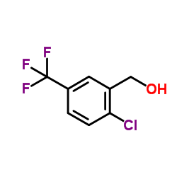 2-氯-5-(三氟甲基)苯甲醇结构式