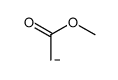 acetic acid methyl ester; deprotonated form Structure