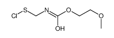 2-methoxyethyl N-(chlorosulfanylmethyl)carbamate Structure