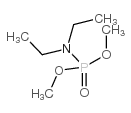 N-dimethoxyphosphoryl-N-ethylethanamine结构式