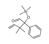 5-methyl-2-phenyl-2-(trimethylsiloxy)-4-hexenal Structure