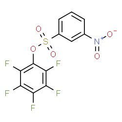 2,3,4,5,6-PENTAFLUOROPHENYL 3-NITROBENZENESULPHONATE Structure