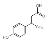 Benzenepropanoic acid,4-hydroxy-b-methyl-结构式