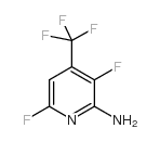 2-氨基-3,6-二氟-4-(三氟甲基)吡啶结构式