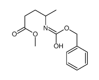methyl 4-(phenylmethoxycarbonylamino)pentanoate结构式