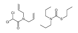 2,2-dichloro-N,N-bis(prop-2-enyl)acetamide,S-propyl N,N-dipropylcarbamothioate Structure