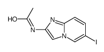 N-(6-碘咪唑并[1,2-a]吡啶-2-基)乙酰胺结构式