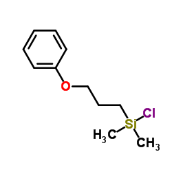 Chloro(dimethyl)(3-phenoxypropyl)silane Structure