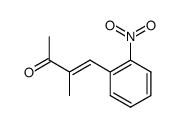 4-(2-nitrophenyl)-3-methyl-(3E)-buten-2-one Structure