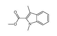 methyl 1,3-dimethylindole-2-carboxylate结构式