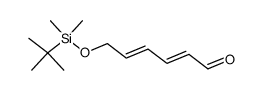 (2E,4E)-6-(tert-butyldimethylsilyloxy)hexa-2,4-dienal Structure