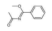 N-acetyl methyl benzimidate Structure