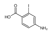 4-amino-2-iodobenzoic acid结构式