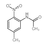 Acetamide,N-(5-methyl-2-nitrophenyl)-结构式